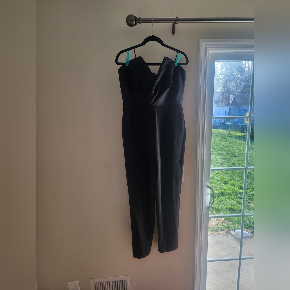 Jay Godfrey Abrahams Strapless Cropped Jumpsuit & Skirt